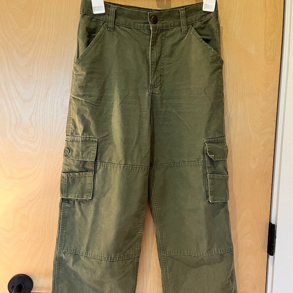 Carhartt Cargo Cropped Green Pants